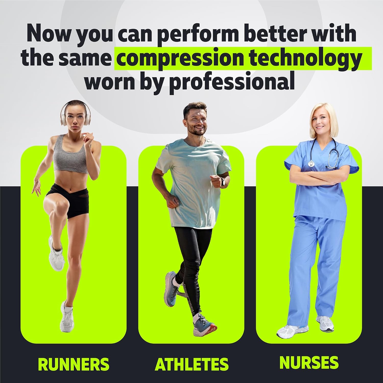 Socks for Men & Women (20-30mmHg) Running, Athletic, Travel - Image 6