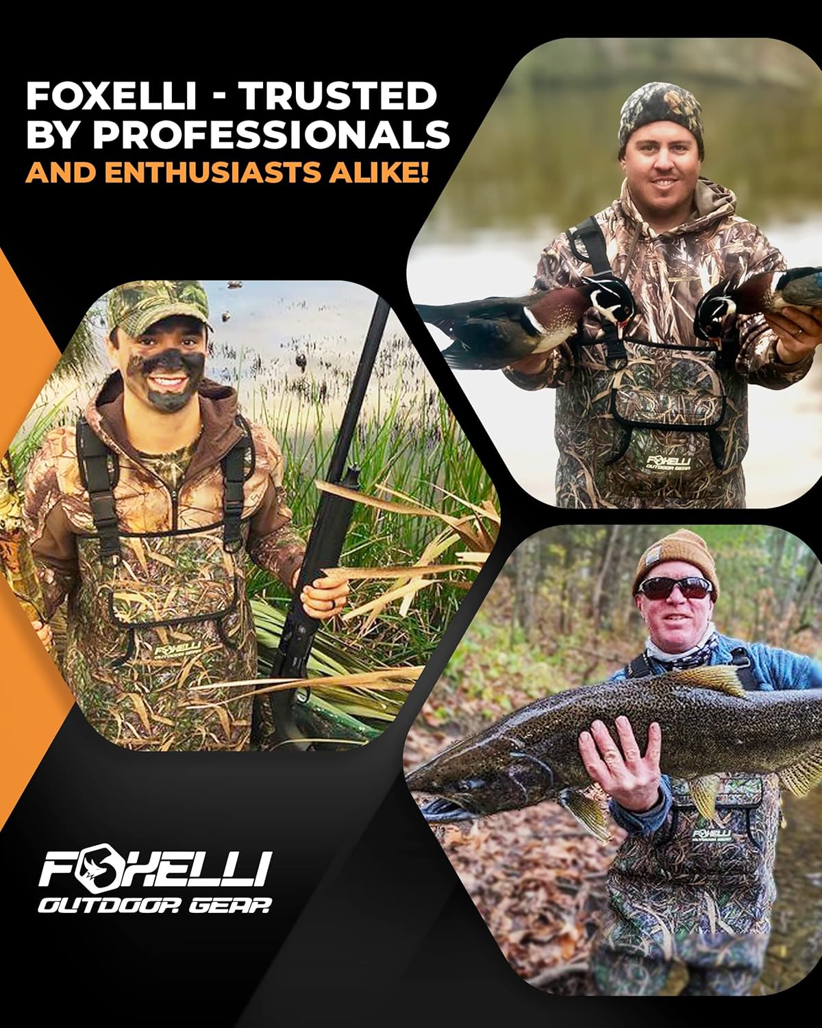 Foxelli Chest Waders, Waterproof 4mm Neoprene Hunting & Fishing Waders for Men & Women with Boots - Image 5